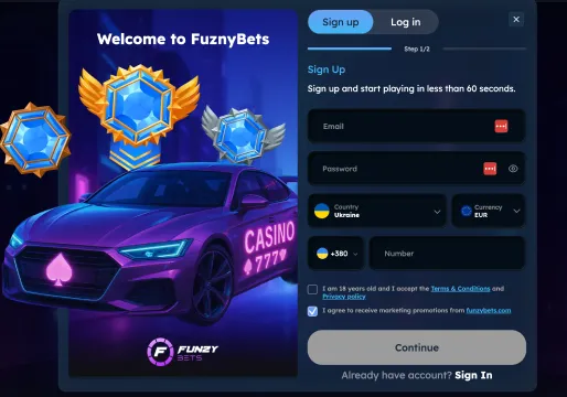 funzybets registration